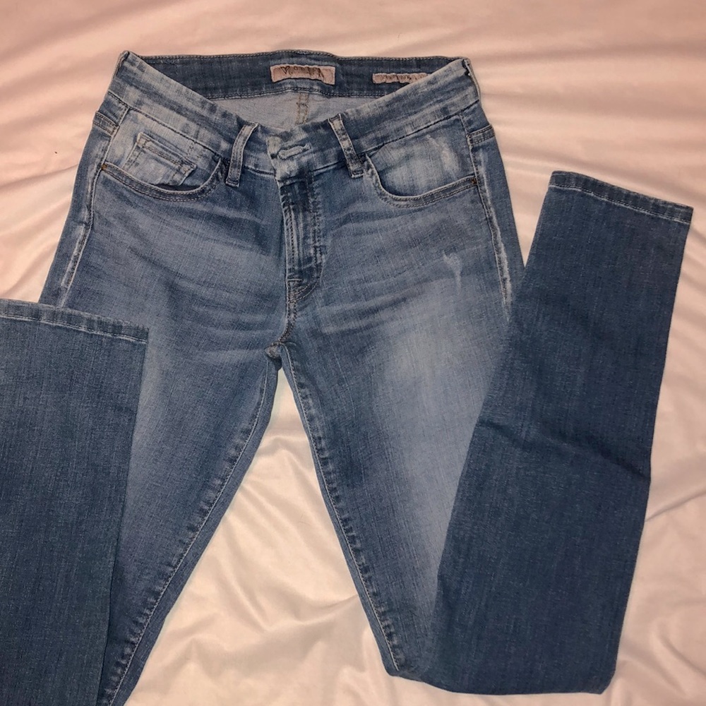 Womens light wash Guess skinny Jeans